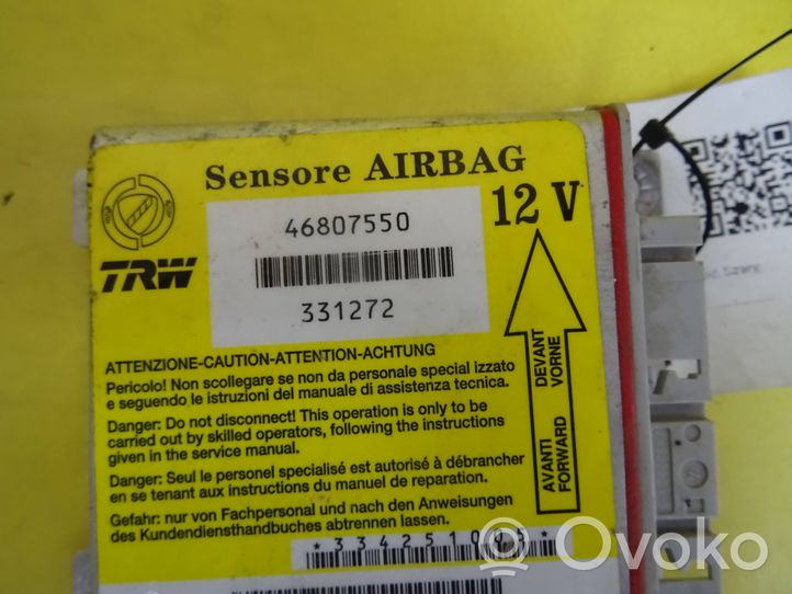 Fiat Panda II Sterownik / Moduł Airbag 46807550