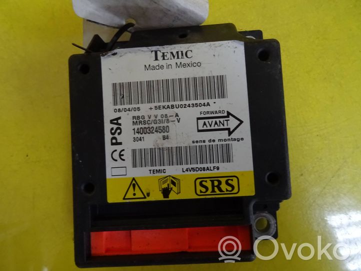 Citroen C8 Module de contrôle airbag 1400324580