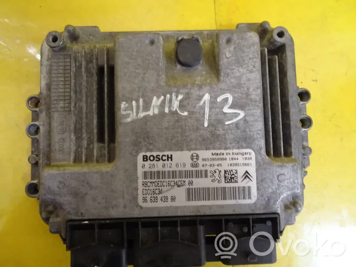 Citroen Berlingo Calculateur moteur ECU 0281012619