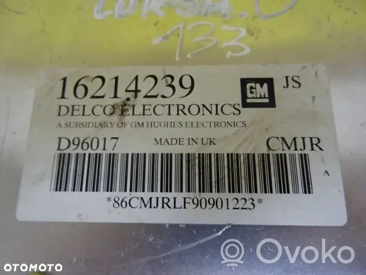 Opel Tigra A Sterownik / Moduł ECU 16214239