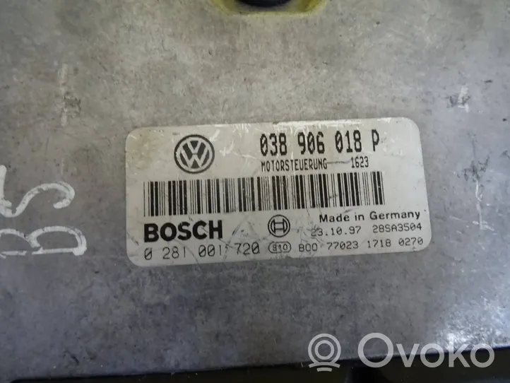 Volkswagen PASSAT B5 Calculateur moteur ECU 038906018P