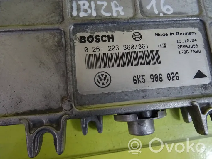 Seat Ibiza II (6k) Sterownik / Moduł ECU 0261203360