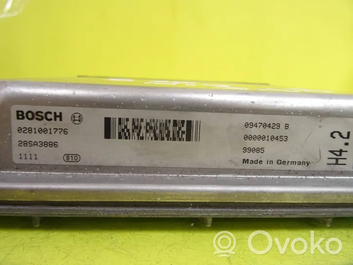 Volvo S80 Calculateur moteur ECU 0281001776