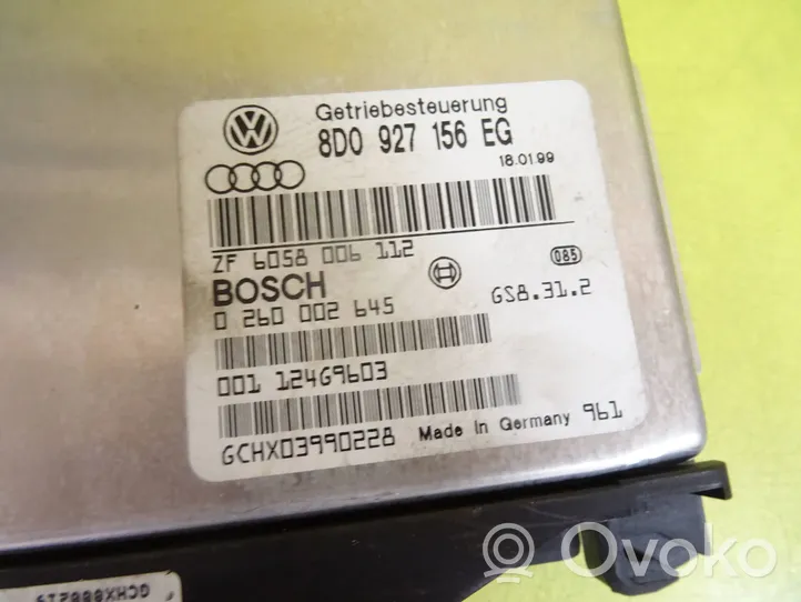 Audi A4 S4 B5 8D Блок управления двигателем ECU 8D0927156EG