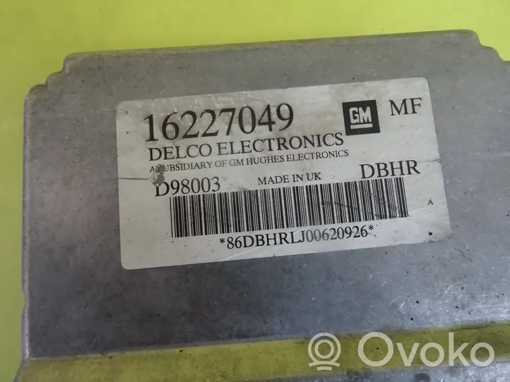 Opel Astra G Sterownik / Moduł ECU 16227049