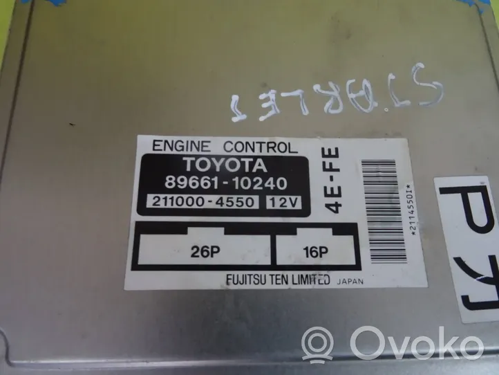 Toyota Corolla E120 E130 Sterownik / Moduł ECU 8966110240