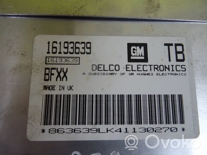 Opel Corsa B Calculateur moteur ECU 16193639