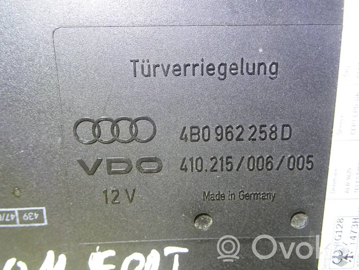 Audi A6 S6 C5 4B Mukavuusmoduuli 4B0962258D