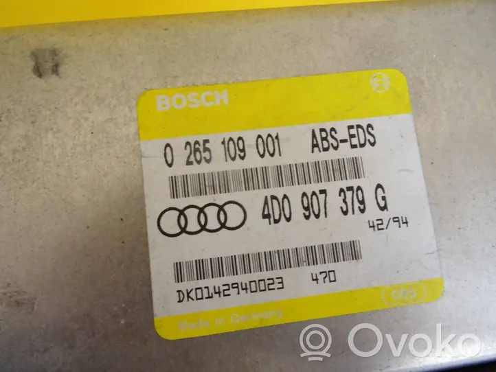 Audi A4 S4 B5 8D ABS-ohjainlaite/moduuli 0265109001