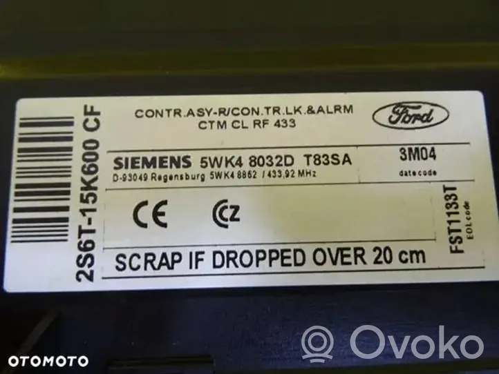 Ford Fiesta Module confort 2S6T-15K600CF