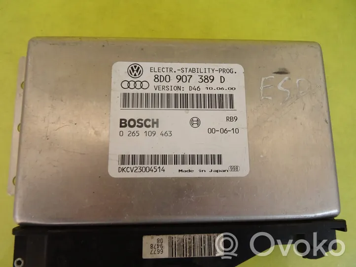 Audi A4 S4 B5 8D ESP (stability system) control unit 8D0907389D