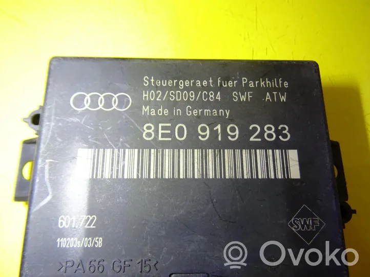 Audi A6 S6 C5 4B Steuergerät Einparkhilfe Parktronic PDC 8E0919283