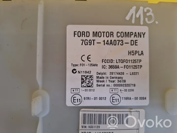 Ford Mondeo MK IV Skrzynka bezpieczników / Komplet 7G9T-14A073-DE