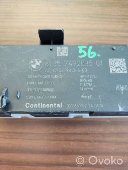 BMW 2 F46 Tailgate/trunk control unit/module 7492035