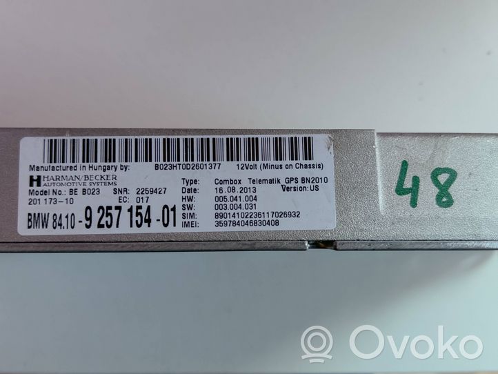 BMW 3 F30 F35 F31 Amplificateur de son 9257154