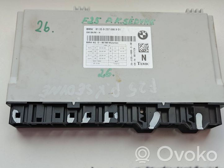 BMW X3 F25 Modulo di controllo sedile 9257098