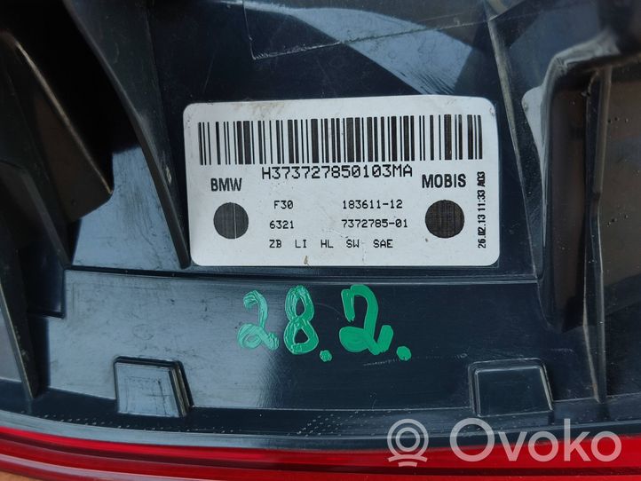 BMW 3 F30 F35 F31 Feux arrière / postérieurs 63217372785