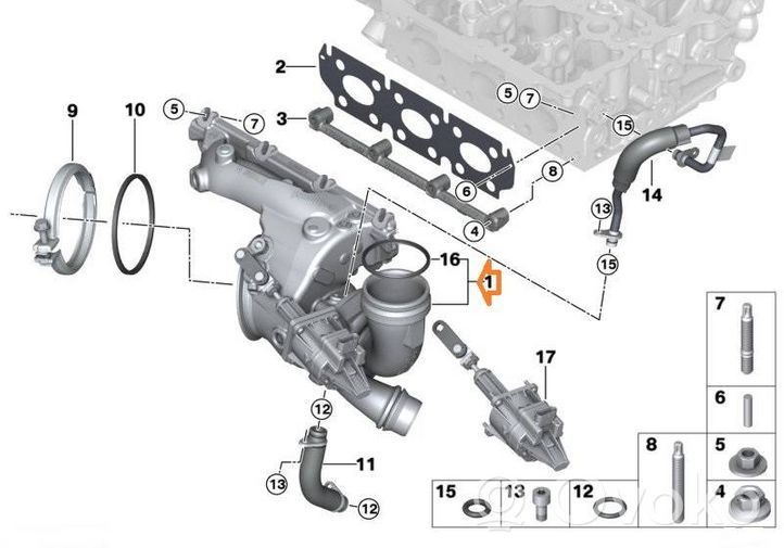 Mini One - Cooper F56 F55 Turbine 11657636784