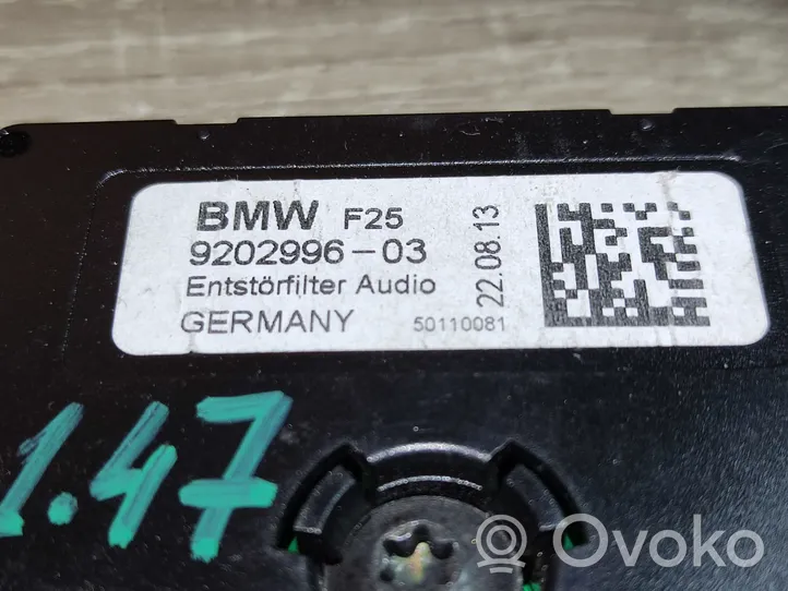 BMW X3 F25 Entstörfilter Antenne 9202996