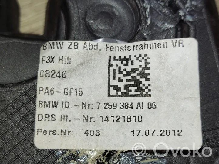 BMW 3 F30 F35 F31 Kita priekinių durų apdailos detalė 7323508