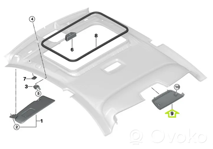 BMW 2 F22 F23 Muu sisätilojen osa 7346031