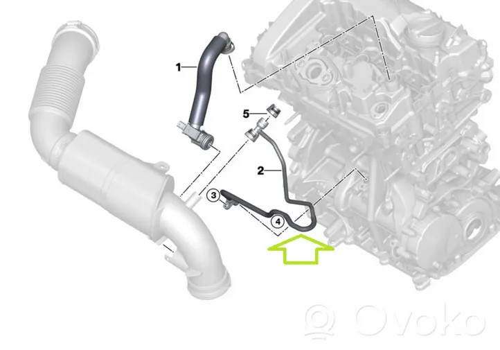 BMW 2 F46 Tuyau sous vide 8637971