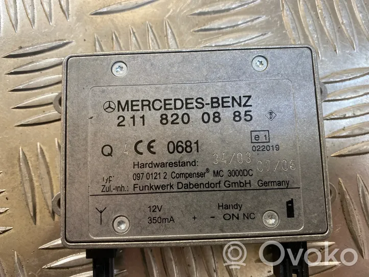 Mercedes-Benz CLK A209 C209 Antenna bluetooth 2118200885