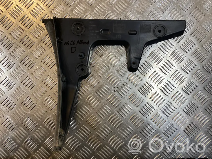 Audi A6 Allroad C6 Staffa di rinforzo montaggio del paraurti anteriore 4F9807454