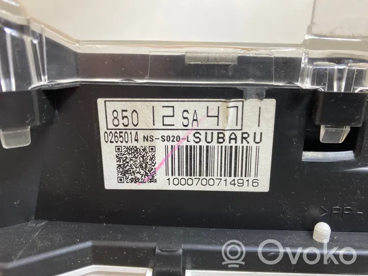 Subaru Forester SG Tachimetro (quadro strumenti) 85012SA47