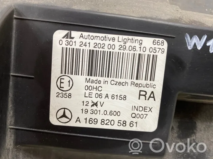 Mercedes-Benz A W169 Etu-/Ajovalo A1698205861