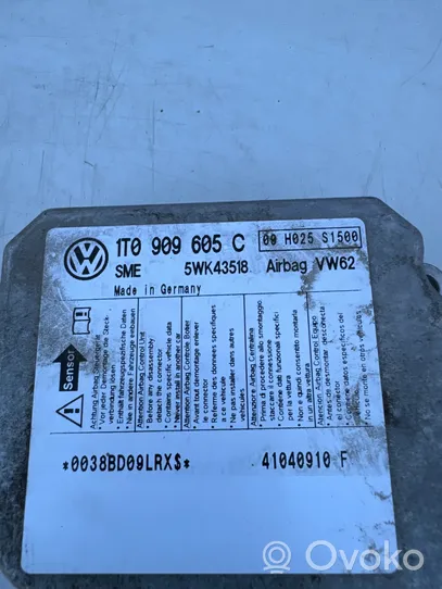 Volkswagen Touran I Sterownik / Moduł Airbag 1T0909605C