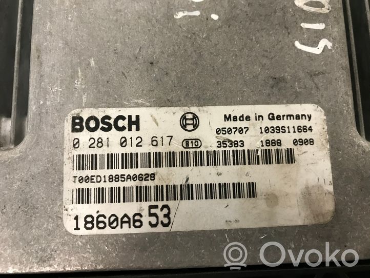 Mitsubishi Grandis Sterownik / Moduł ECU 0281012617