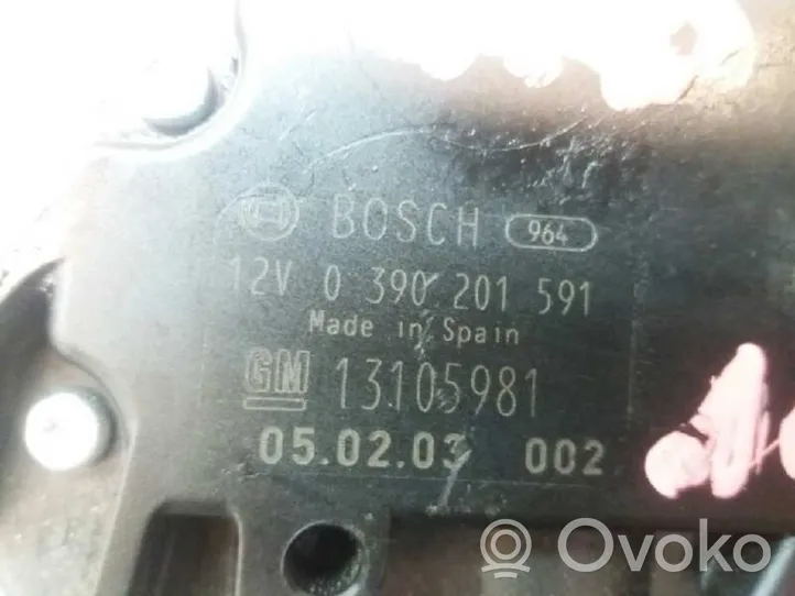 Opel Astra H Silniczek wycieraczki szyby tylnej 0390201591
