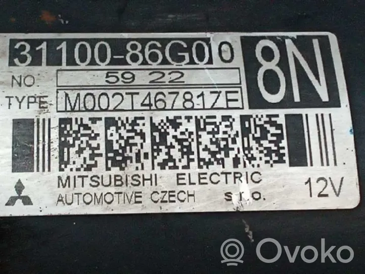 Suzuki Swift Anlasser 3110086G0