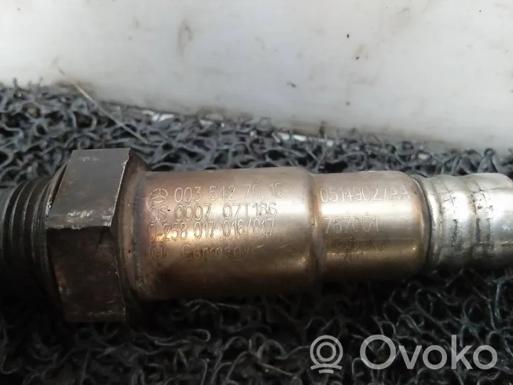 Mercedes-Benz E W211 Sensore della sonda Lambda 0258017016017