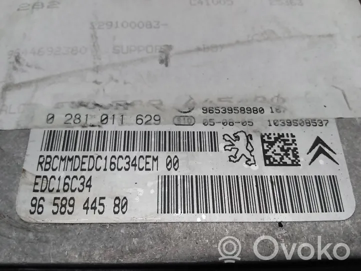 Citroen C4 I Sterownik / Moduł ECU 0281011629