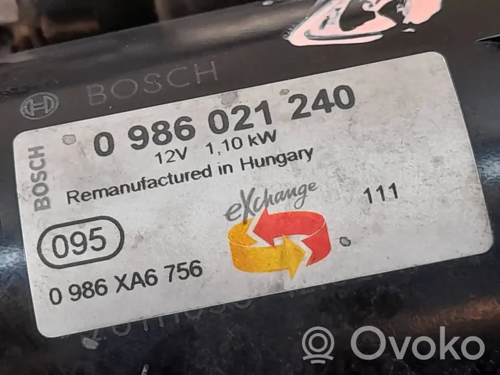 Opel Corsa C Rozrusznik 0986021240