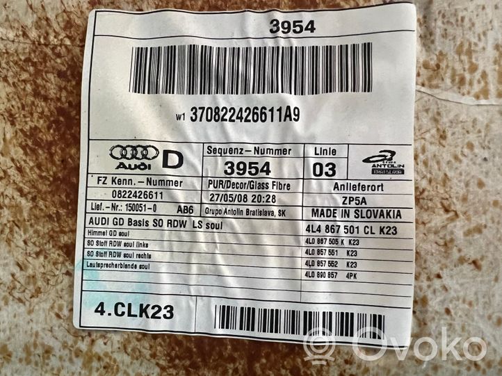 Audi Q7 4L Rivestimento del tetto 4L0867505K