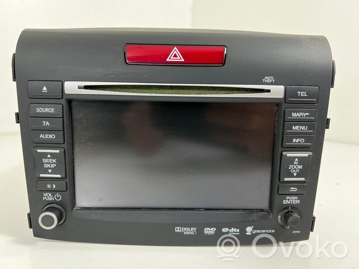 Honda CR-V Panel / Radioodtwarzacz CD/DVD/GPS 39540T1GE011M1