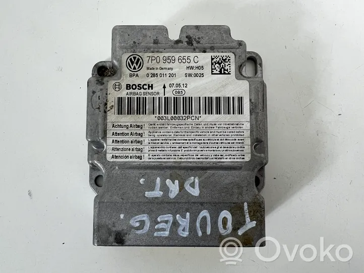 Volkswagen Touareg II Centralina/modulo airbag 7P0959655C