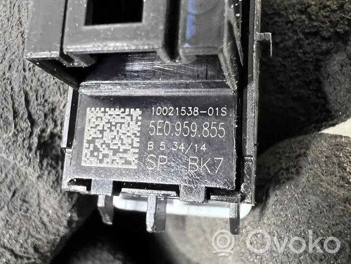 Skoda Octavia Mk3 (5E) Elektrisko logu slēdzis 5E0959855