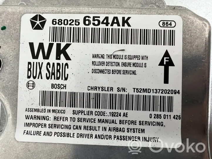 Jeep Grand Cherokee Module de contrôle airbag 68025654AK