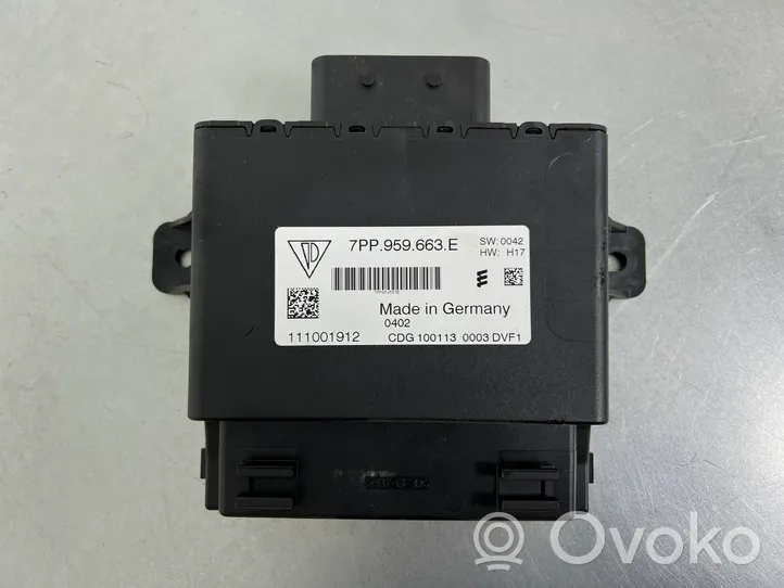 Volkswagen Touareg II Modulo del convertitore di tensione/trasformatore 7PP959663E