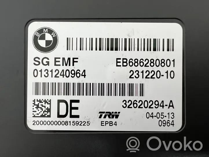 BMW 5 F10 F11 Modulo di controllo del freno a mano 0131240964