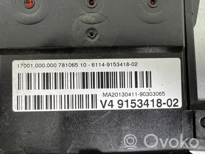 BMW 5 F10 F11 Relais de contrôle de courant 9153418