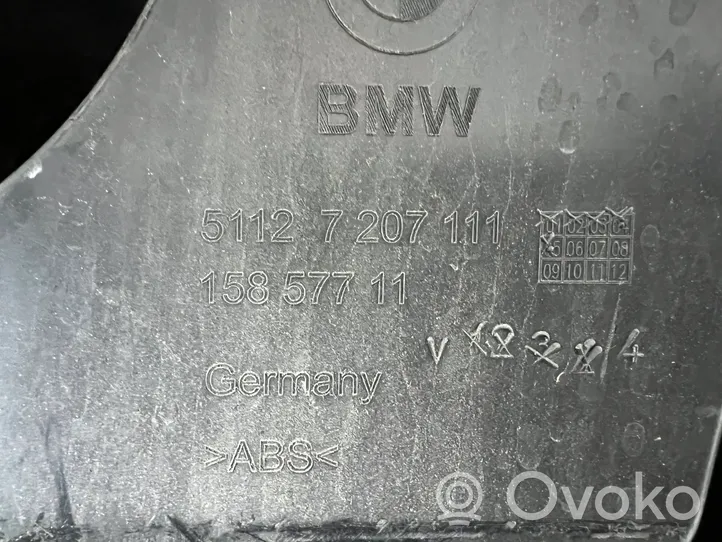 BMW 5 F10 F11 Staffa di rinforzo montaggio del paraurti posteriore 7207111