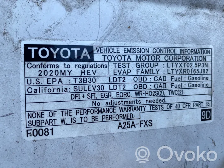 Toyota RAV 4 (XA50) Couvercle, capot moteur 