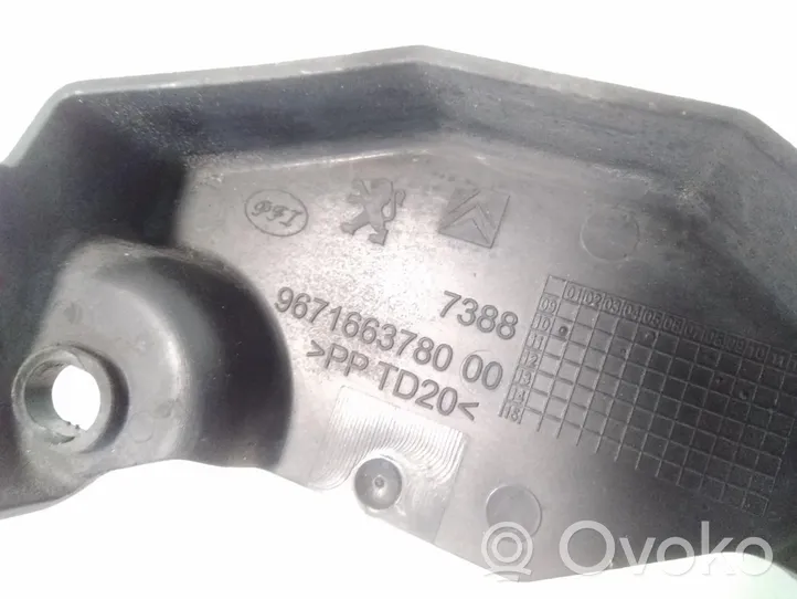 Citroen C4 II Listwa wykończeniowa drzwi przesuwanych 967166378000