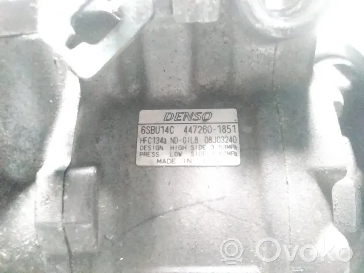 BMW 1 E82 E88 Ilmastointilaitteen kompressorin pumppu (A/C) 4472601851