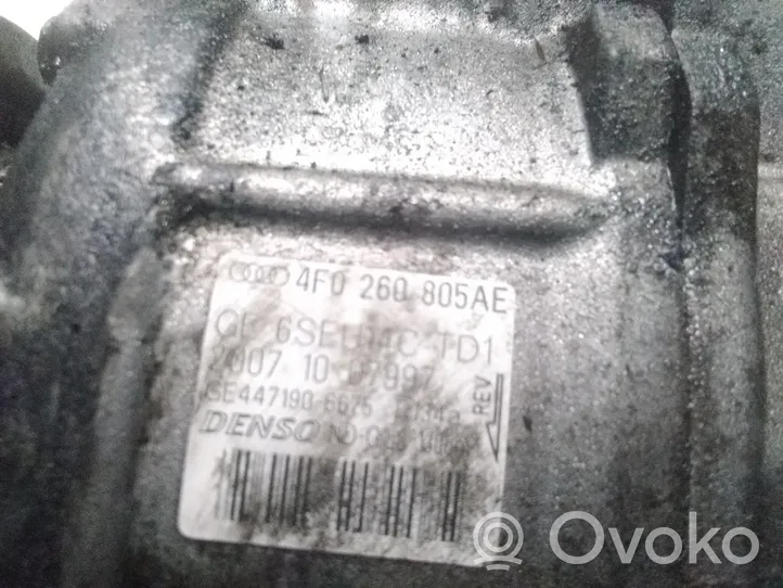 Audi A6 S6 C6 4F Compressore aria condizionata (A/C) (pompa) 4F0260805AE